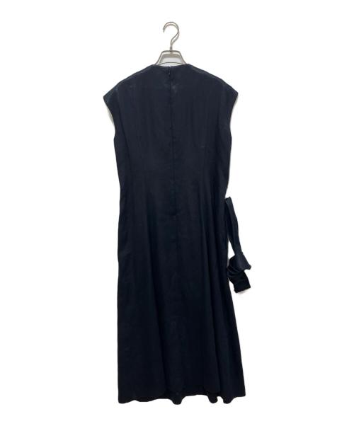 CYCLAS（シクラス）CYCLAS (シクラス) リネンワンピース ネイビー サイズ:34の古着・服飾アイテム