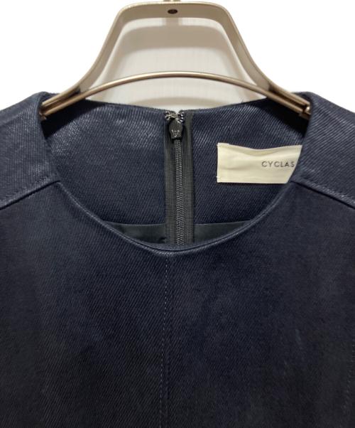 CYCLAS（シクラス）CYCLAS (シクラス) リネンワンピース ネイビー サイズ:34の古着・服飾アイテム
