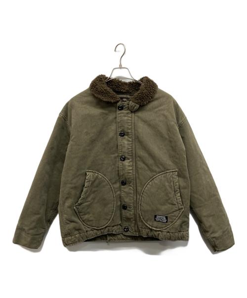 NEIGHBORHOOD（ネイバーフッド）NEIGHBORHOOD (ネイバーフッド) 加工N-1 DECK JK . CO ジャケット オリーブ サイズ:Mの古着・服飾アイテム