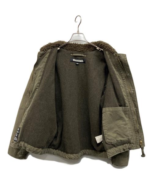 NEIGHBORHOOD（ネイバーフッド）NEIGHBORHOOD (ネイバーフッド) 加工N-1 DECK JK . CO ジャケット オリーブ サイズ:Mの古着・服飾アイテム