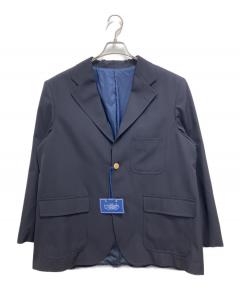 <24年モデル> TAGLIATORE ネイビー リネン ダブルジャケット 44 中古・古着通販】TAGLIATORE (タリアトーレ) リネン混6Bダブル