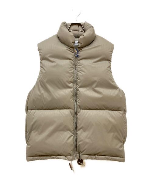 Unlikely（アンライクリー）Unlikely (アンライクリー) Unlikely Simple Down Vest ベージュ サイズ:Mの古着・服飾アイテム