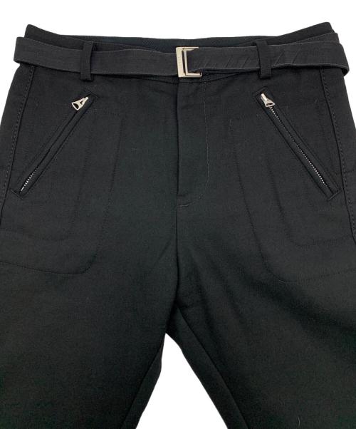 sacai（サカイ）sacai (サカイ) Wool Melton Pants ブラック サイズ:1の古着・服飾アイテム