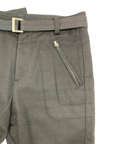 sacai（サカイ）sacai (サカイ) Wool Melton Pants ブラック サイズ:1の古着・服飾アイテム