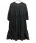 Spick and Span（スピック＆スパン）の古着「HYUレースギャザーワンピース」｜ブラック