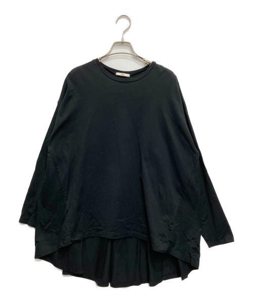 LE PHIL（ル フィル）LE PHIL (ル フィル) コットンジャージーカットソー ブラック サイズ:FREEの古着・服飾アイテム