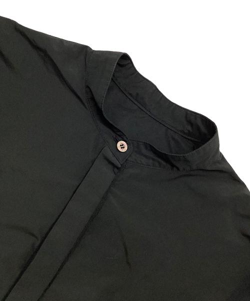 LE PHIL（ル フィル）LE PHIL (ル フィル) ライトタフタギャザーブラウス ブラック サイズ:Freeの古着・服飾アイテム