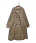 deres（デレス）の古着「Winona/weightlessness silk trench coat」｜モカ