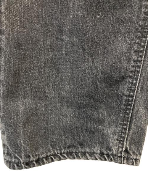 THE BLUEST OVERALLS（ザ ブルーエスト オーバーオールズ）THE BLUEST OVERALLS (ザ ブルーエスト オーバーオールズ) BIG T DENIM PANTS ブラック サイズ:81cm(W32)の古着・服飾アイテム