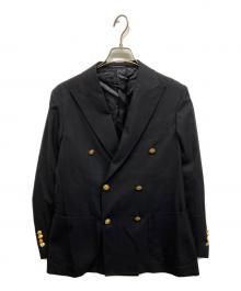 GIOTTO（ジョトォ）の古着「金釦ダブルブレストジャケット」｜ネイビー