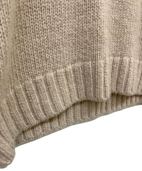 BluBre（ブルブレ）BluBre (ブルブレ) キャメルチルデンセーター ブラウン サイズ:Lの古着・服飾アイテム