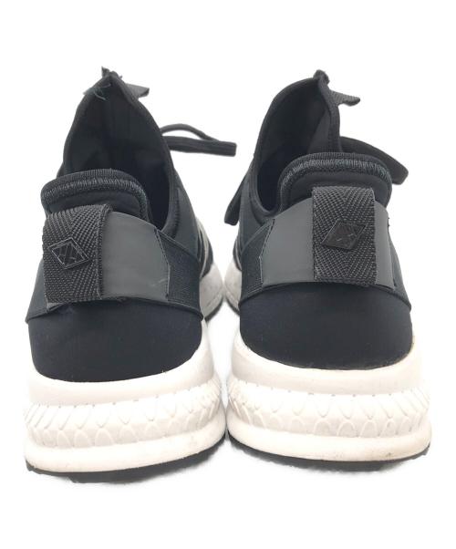 WH（ダブルエイチ）WH (ダブルエイチ) ニットスニーカー ブラック サイズ:不明の古着・服飾アイテム
