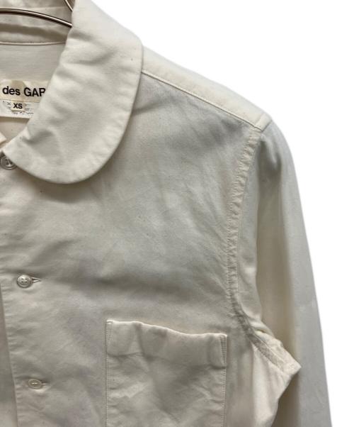 COMME des GARCONS（コムデギャルソン）COMME des GARCONS (コムデギャルソン) ラウンドカラーシャツ アイボリー サイズ:XSの古着・服飾アイテム