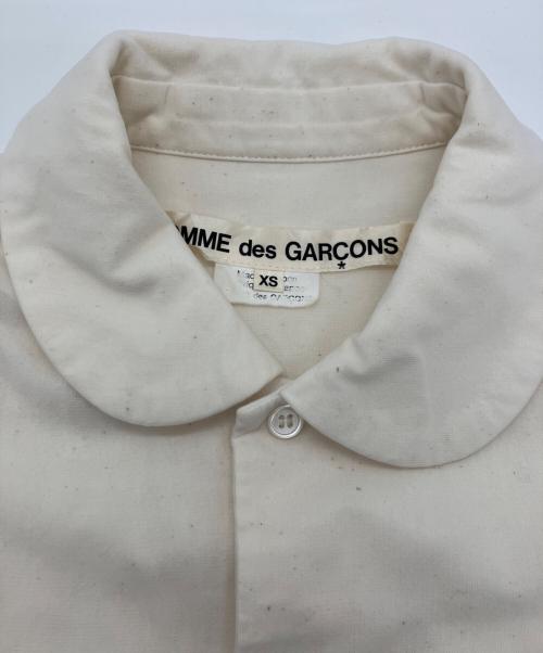 COMME des GARCONS（コムデギャルソン）COMME des GARCONS (コムデギャルソン) ラウンドカラーシャツ アイボリー サイズ:XSの古着・服飾アイテム