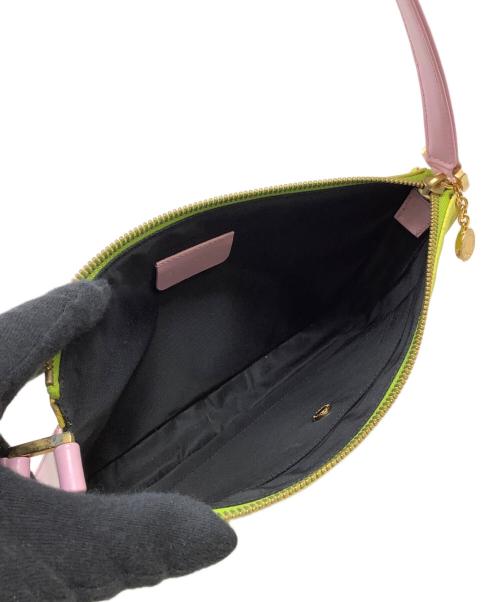 BVLGARI（ブルガリ）BVLGARI (ブルガリ) アクセサリーポーチ　BVLGARI（ブルガリ）　ブルガリブルガリ　PAEIEM ピンク/ネオングリーンの古着・服飾アイテム