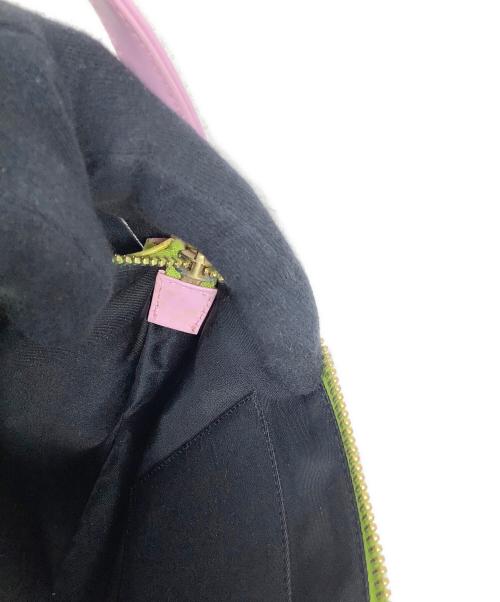 BVLGARI（ブルガリ）BVLGARI (ブルガリ) アクセサリーポーチ　BVLGARI（ブルガリ）　ブルガリブルガリ　PAEIEM ピンク/ネオングリーンの古着・服飾アイテム