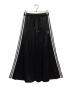 adidas（アディダス）の古着「LONG SATIN SKIRT」｜ブラック