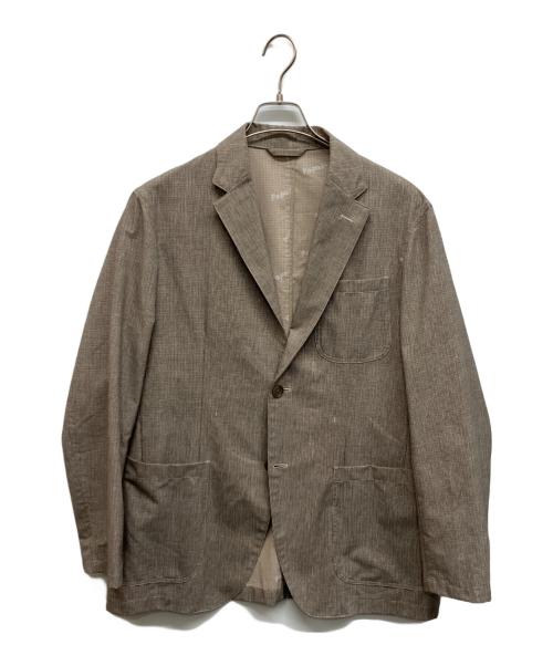 PAPAS PLUS（パパスプラス）PAPAS PLUS (パパスプラス) 2Bジャケット ベージュ サイズ:Lの古着・服飾アイテム