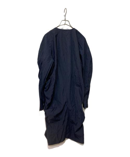Y's（ワイズ）Y's (ワイズ) ノーカラーコート ネイビー サイズ:FREEの古着・服飾アイテム