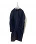Y's（ワイズ）の古着「ノーカラーコート」｜ネイビー