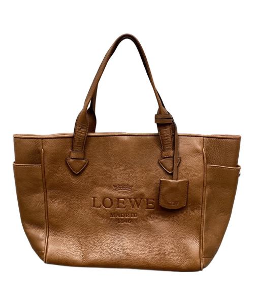 LOEWE（ロエベ）LOEWE (ロエベ) ヘリテージ トート バッグ ブラウンの古着・服飾アイテム
