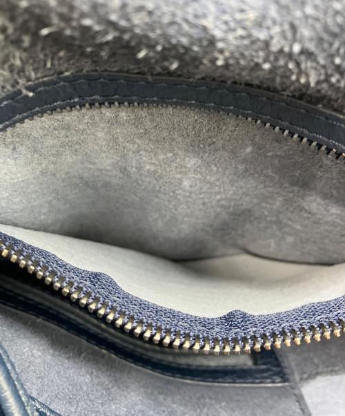 Meli Melo（メリ・メロ）Meli Melo (メリ・メロ) レザーバックパック ネイビーの古着・服飾アイテム