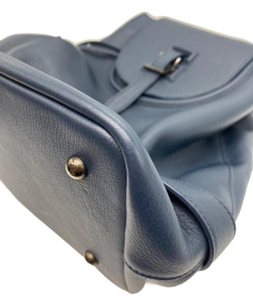 Meli Melo（メリ・メロ）Meli Melo (メリ・メロ) レザーバックパック ネイビーの古着・服飾アイテム