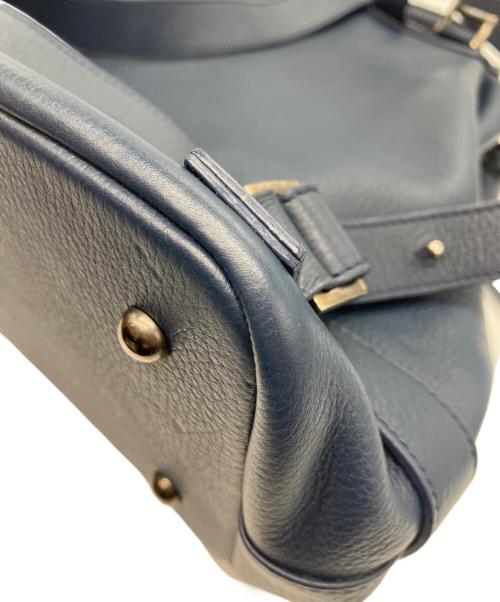 Meli Melo（メリ・メロ）Meli Melo (メリ・メロ) レザーバックパック ネイビーの古着・服飾アイテム