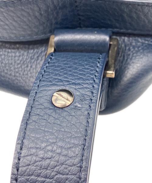 Meli Melo（メリ・メロ）Meli Melo (メリ・メロ) レザーバックパック ネイビーの古着・服飾アイテム