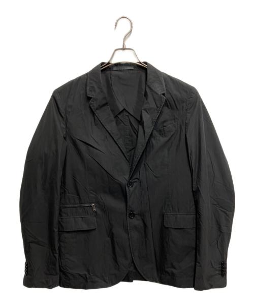 VALENTINO（ヴァレンティノ）VALENTINO (ヴァレンティノ) コットンナイロン2Bジャケット ブラック サイズ:48の古着・服飾アイテム