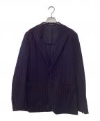 TAGLIATOREタリアトーレ）の古着「ウールニットジャケット/MONTECARLO」｜ネイビー