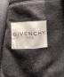 中古・古着 GIVENCHY (ジバンシィ) テープロゴ ジャージー シングル テーラードジャケット チャコールグレー サイズ:48：20000円
