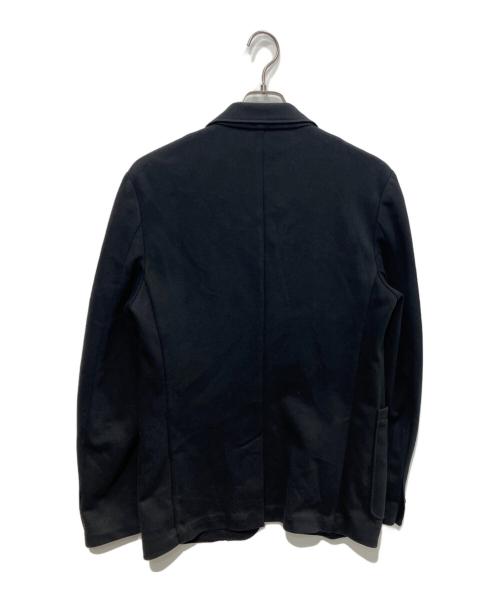 GIVENCHY（ジバンシィ）GIVENCHY (ジバンシィ) テープロゴ ジャージー シングルジャケット ブラック サイズ:46の古着・服飾アイテム