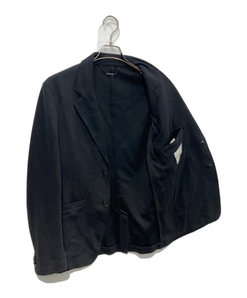 GIVENCHY（ジバンシィ）GIVENCHY (ジバンシィ) テープロゴ ジャージー シングルジャケット ブラック サイズ:46の古着・服飾アイテム