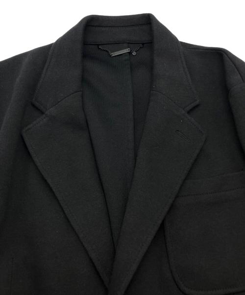 GIVENCHY（ジバンシィ）GIVENCHY (ジバンシィ) テープロゴ ジャージー シングルジャケット ブラック サイズ:46の古着・服飾アイテム