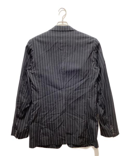 DRIES VAN NOTEN（ドリスヴァンノッテン）DRIES VAN NOTEN (ドリスヴァンノッテン) テーラードジャケット ブラック×ホワイト サイズ:48の古着・服飾アイテム