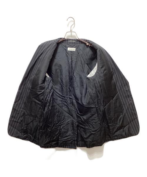 DRIES VAN NOTEN（ドリスヴァンノッテン）DRIES VAN NOTEN (ドリスヴァンノッテン) テーラードジャケット ブラック×ホワイト サイズ:48の古着・服飾アイテム