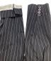 中古・古着 DRIES VAN NOTEN (ドリスヴァンノッテン) テーラードジャケット ブラック×ホワイト サイズ:48：23000円