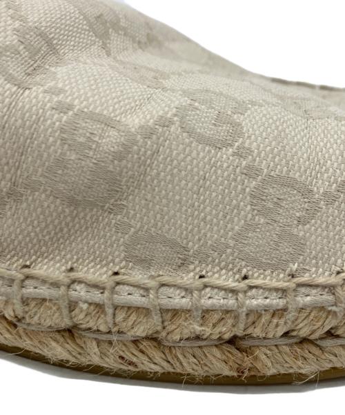 GUCCI（グッチ）GUCCI (グッチ) エスパドリーユ ベージュ サイズ: 左8 1/2　右8の古着・服飾アイテム