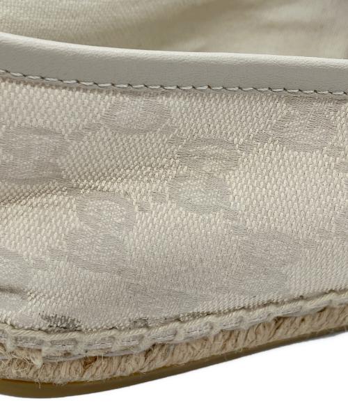 GUCCI（グッチ）GUCCI (グッチ) エスパドリーユ ベージュ サイズ: 左8 1/2　右8の古着・服飾アイテム