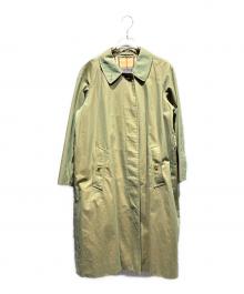 Burberry's（バーバリー）の古着「玉虫ステンカラーコート」｜オリーブ