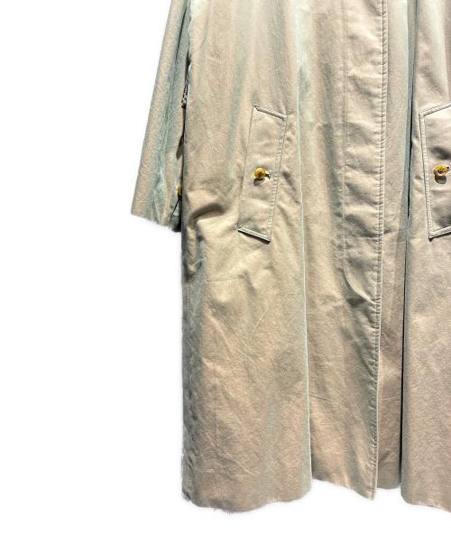 Burberry's（バーバリー）Burberry's (バーバリー) 玉虫ステンカラーコート オリーブ サイズ:6の古着・服飾アイテム