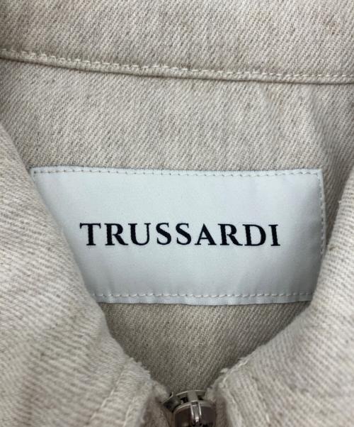 TRUSSARDI（トラサルディ）TRUSSARDI (トラサルディ) デニムショートジャケット ベージュ サイズ:XSの古着・服飾アイテム