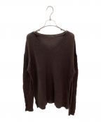 DEUXIEME CLASSEドゥーズィエム クラス）の古着「Fascinating ニット」｜ブラウン