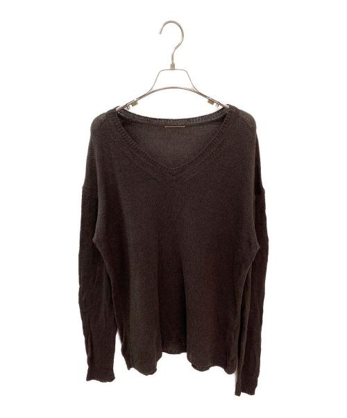 DEUXIEME CLASSE（ドゥーズィエム クラス）DEUXIEME CLASSE (ドゥーズィエム クラス) Fascinating ニット ブラウン サイズ:Freeの古着・服飾アイテム