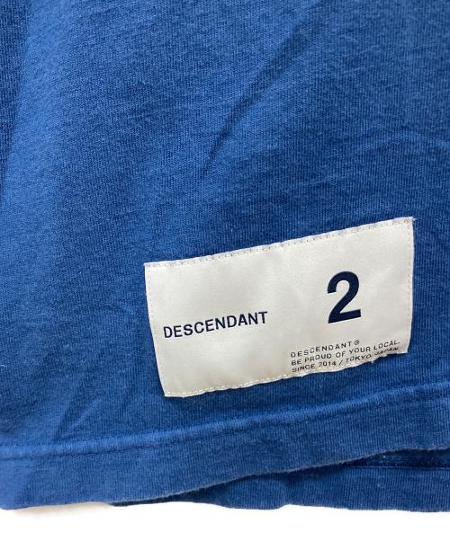 DESCENDANT（ディセンダント）DESCENDANT (ディセンダント) CACHALOT SS ブルー サイズ:Sの古着・服飾アイテム