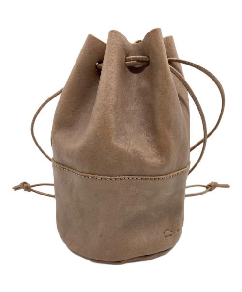 arts&crafts（アーツアンドクラフツ）ARTS&CRAFTS (アーツアンドクラフツ) 巾着バッグ ブラウンの古着・服飾アイテム