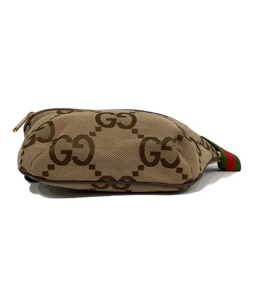 GUCCI（グッチ）GUCCI (グッチ) ジャンボGG ボディバッグ ブラウンの古着・服飾アイテム