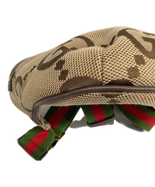 GUCCI（グッチ）GUCCI (グッチ) ジャンボGG ボディバッグ ブラウンの古着・服飾アイテム
