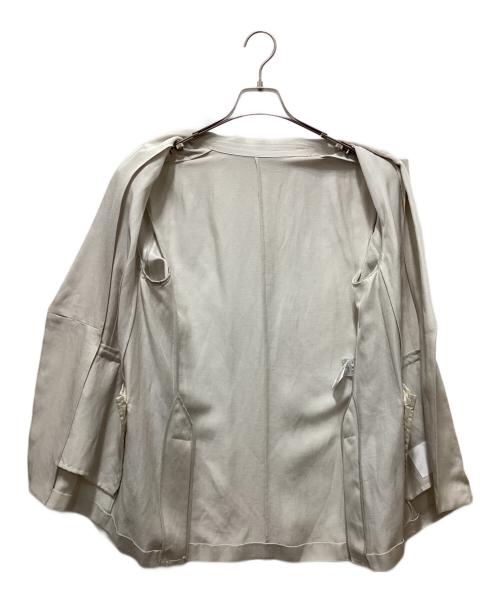 AP STUDIO（エーピーストゥディオ）AP STUDIO (エーピーストゥディオ) ツイルジャケット ベージュ サイズ:36の古着・服飾アイテム
